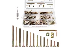Baby Bed Screws Kit: 114Pcs M6 Hex Drive Socket Cap Bolts for Cribs & Beds
