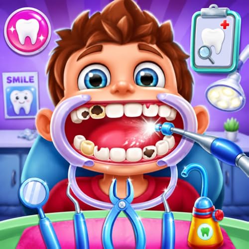 Jeux de dentiste, de médecin et de soins dentaires
