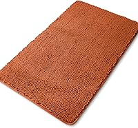 Vista 233 de Yeaban Juego de alfombras de baño verde manzana 2 piezas (20" x 32" y 17" x 24"), tapetes de baño de felpilla gruesa Alfombras de baño absorbentes