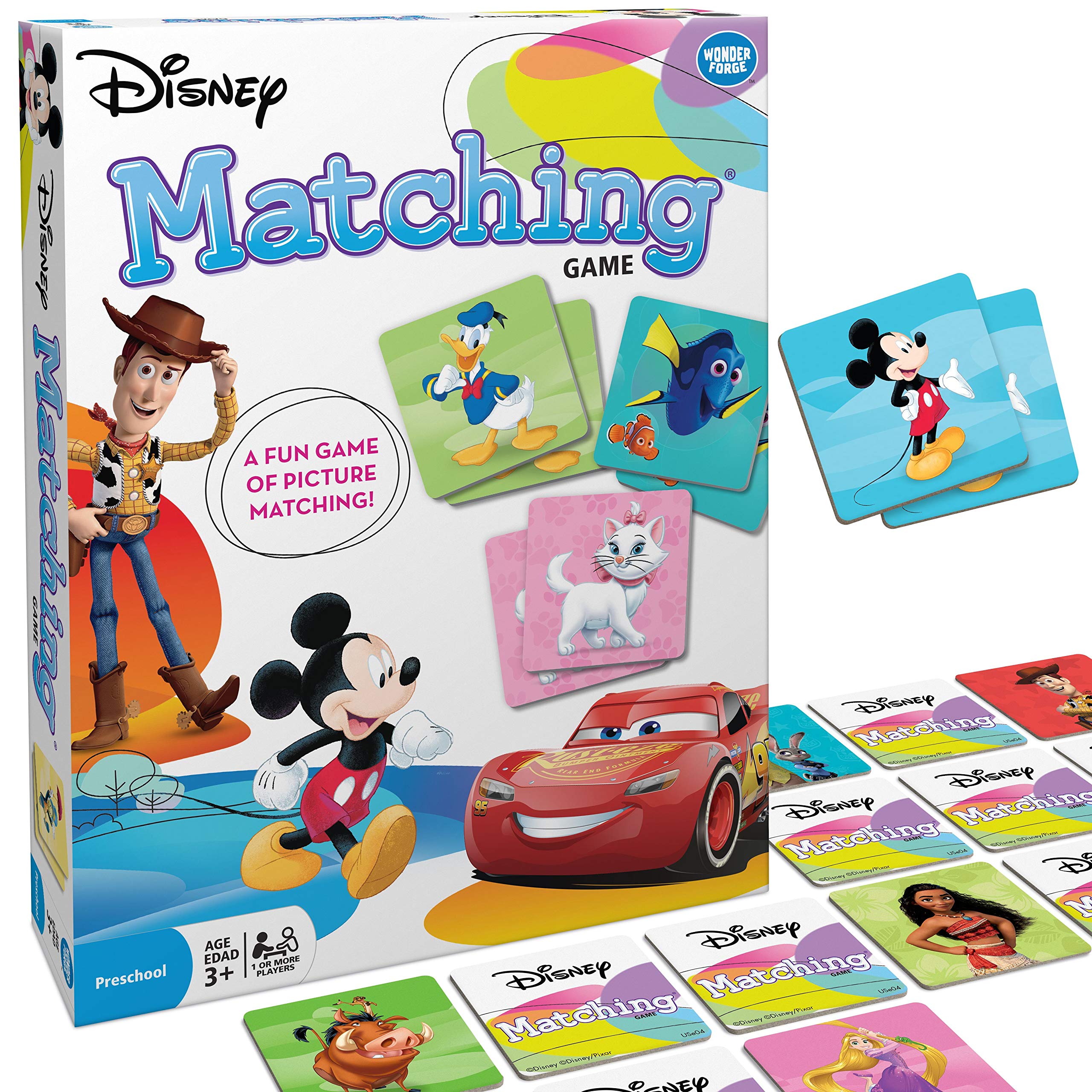 Wonder Forge Disney Classic Characters Matching Game for Boys Girls  | amzdealz
