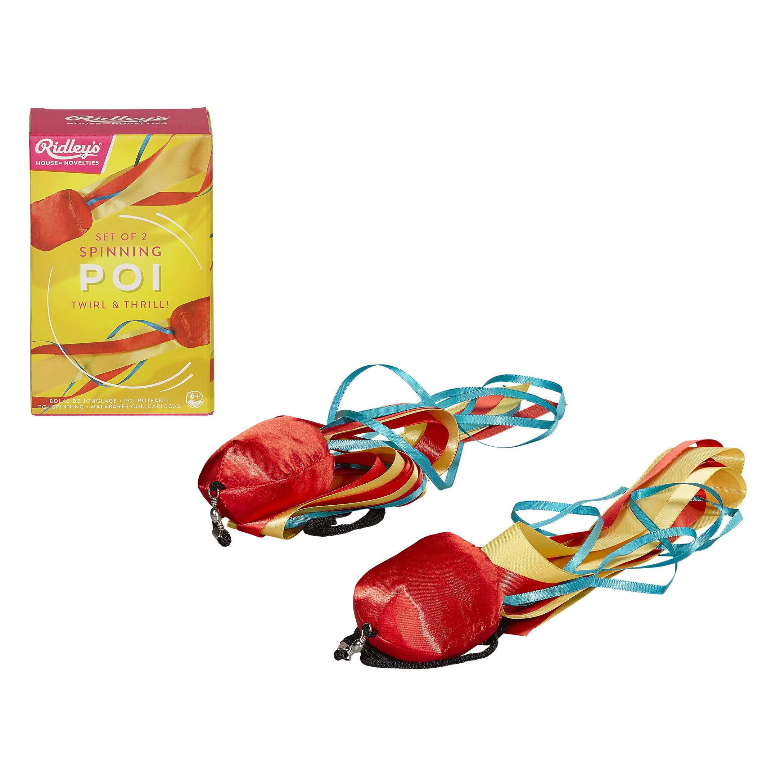 Ridley's ARID304 House of Novelties Spinning Poi, Multicolor