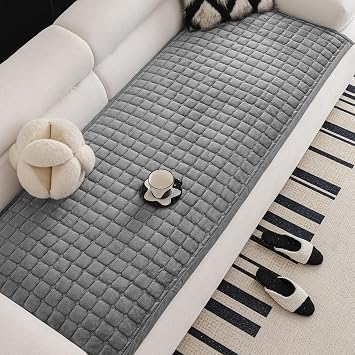 Sofa Covers Washable - Soft Flannel Sofa Cover 2 3 4 Seater, Non-Slip Sofa Slipcovers, Sofa Cushion Covers Pet Couch Covers Furniture Protector for Living Room
