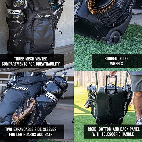 Miniatura 9 de Easton  Catcher's Wheeled Bag Series  Baseball & Softball  Multiple Styles