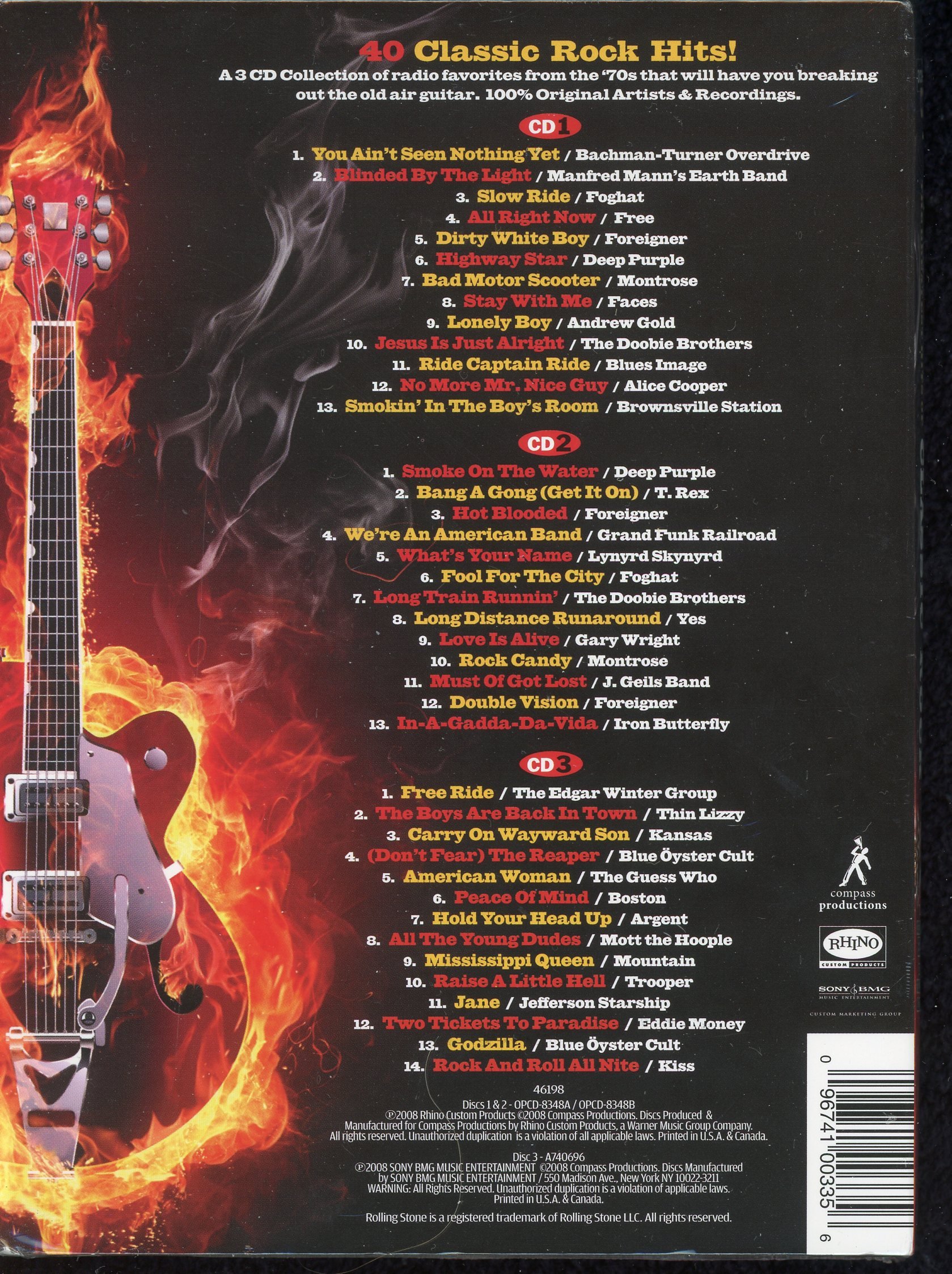 Amazon.com: Rolling Stone Presents: The Greatest Hits of Classic Rock