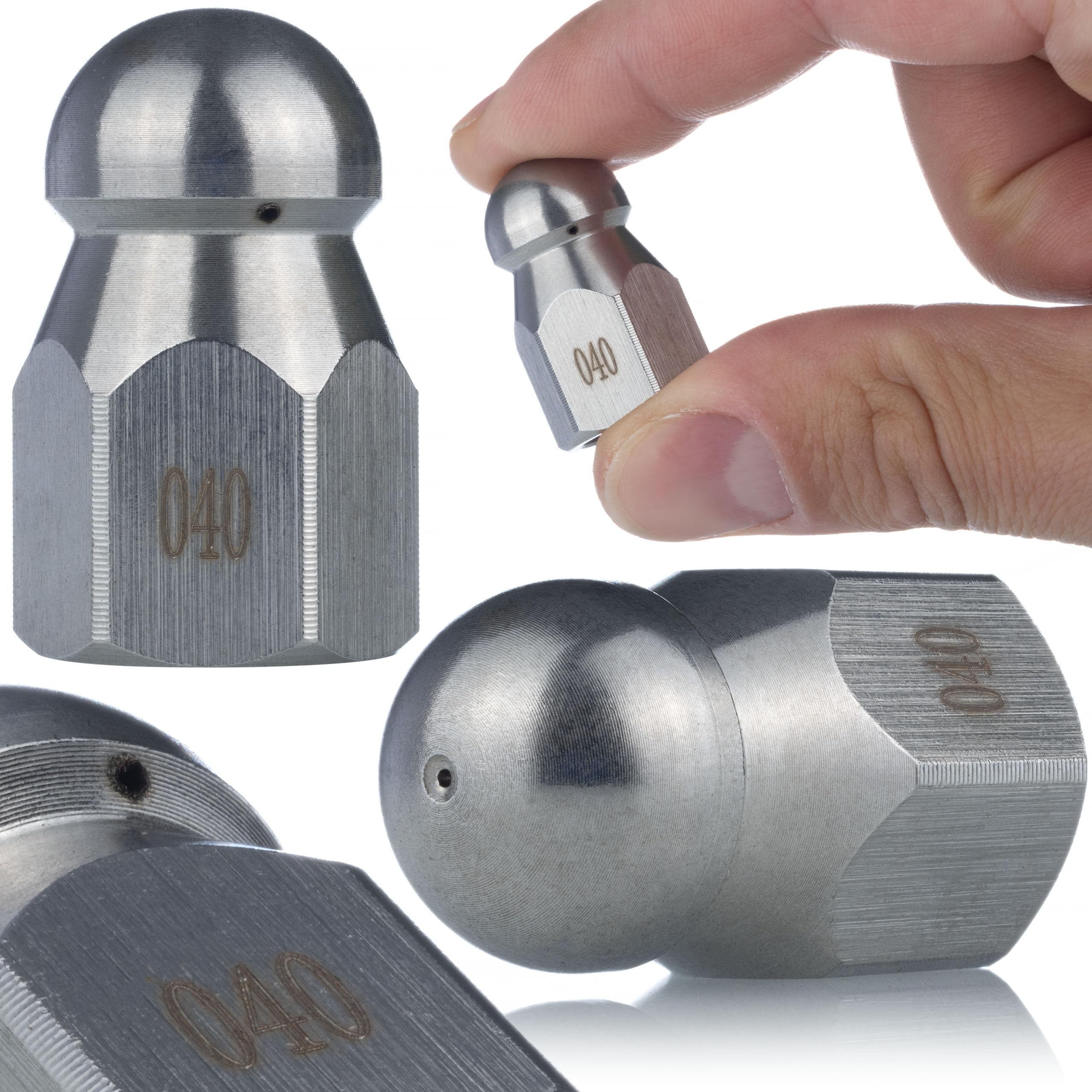 Rosfix Tubo Pulizia Fognature 30m M22 – Ugello Intercambiabile 1/4", 200 Bar, 60°C | Nylon Flessibile | ricambio per idropulitrice Kärcher K2–K7 | Accessorio Alta Pressione