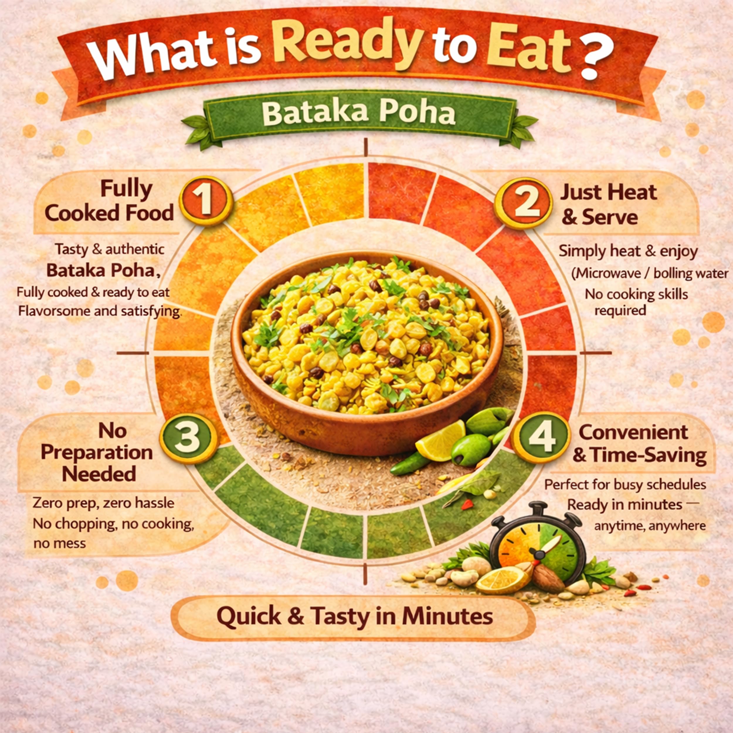 Bataka Poha Ready to Eat Flattened Rice Meal 0.33lb 5.29oz 150g バタカポハ
