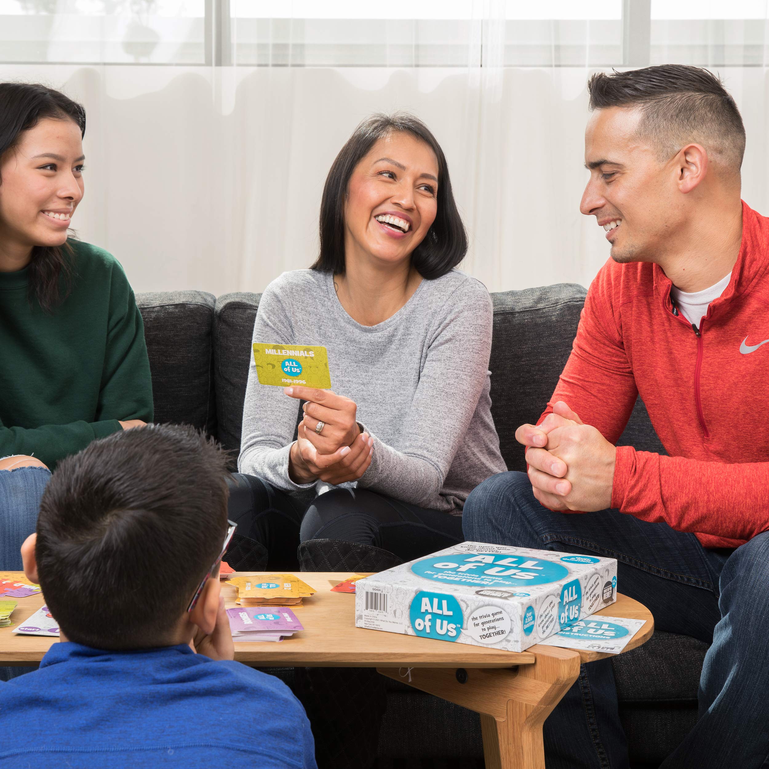 All Of Us The Family Trivia Game For All Generations Gen Z Gen Y Gen X Baby Boomers By What Do You Meme Amazon Sg Toys