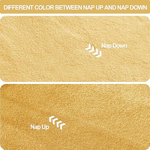 Miniatura 5 de JIUZHEN Cortinas de terciopelo para sala de estar, 108 pulgadas de largo, con aislamiento térmico, oscurecimiento de habitación, protección de