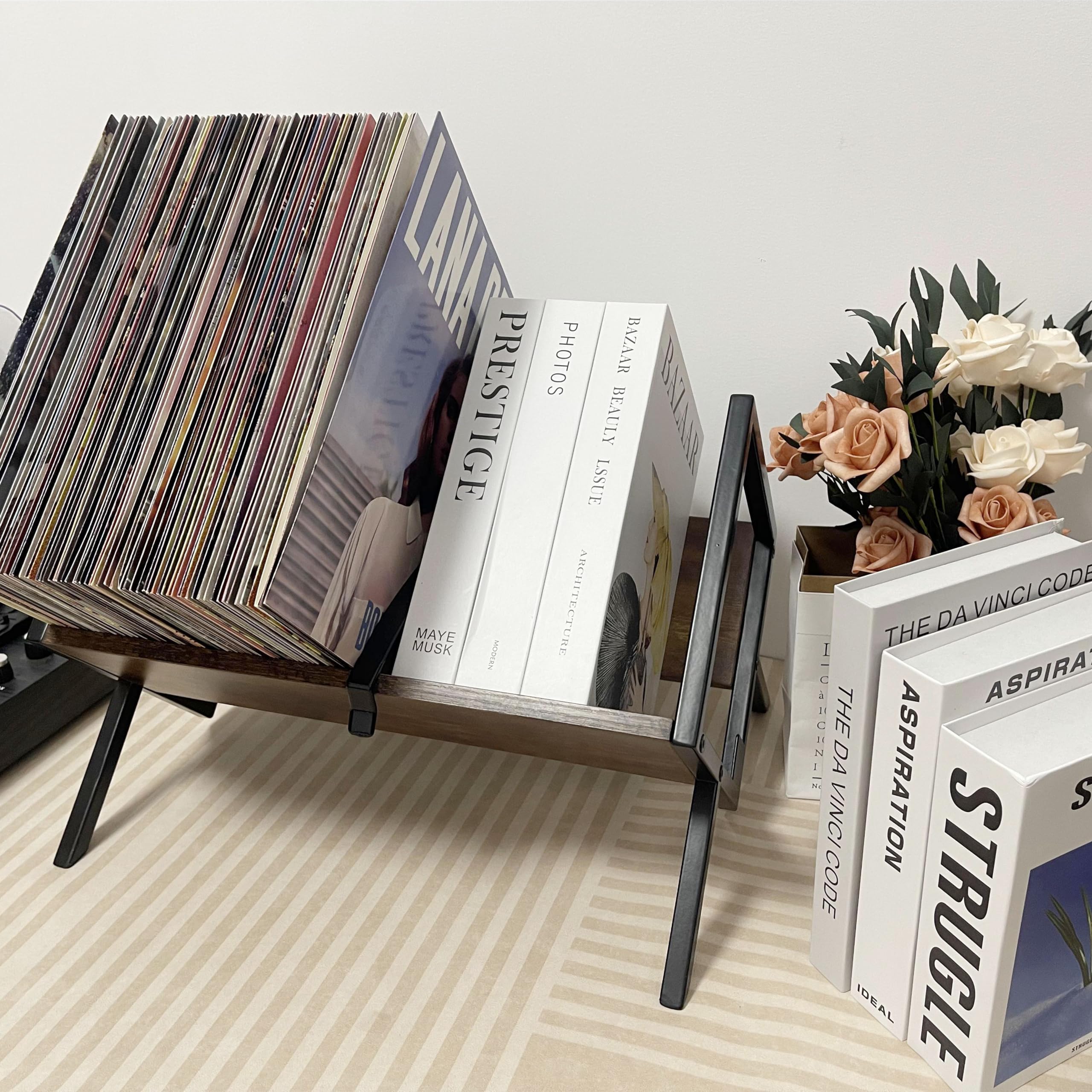 schallplatten aufbewahrung 12 inches 70 Vinyl schallplatten, Buch und Vinyl Platte Album Lagerung, schallplattenständer