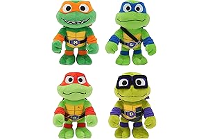 Mattel Teenage Mutant Ninja Turtles: Mutant Mayhem Exclusive 8 Inch Leonardo, Michelangelo,...