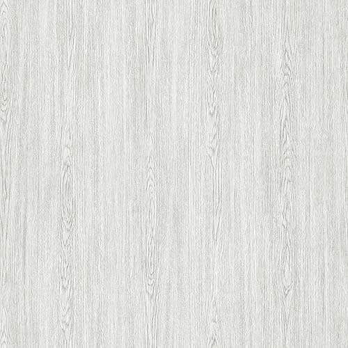 Casa Mia Papel tapiz de madera sin pegar (cubierta de 60.75 pies cuadrados) (gris suave)
