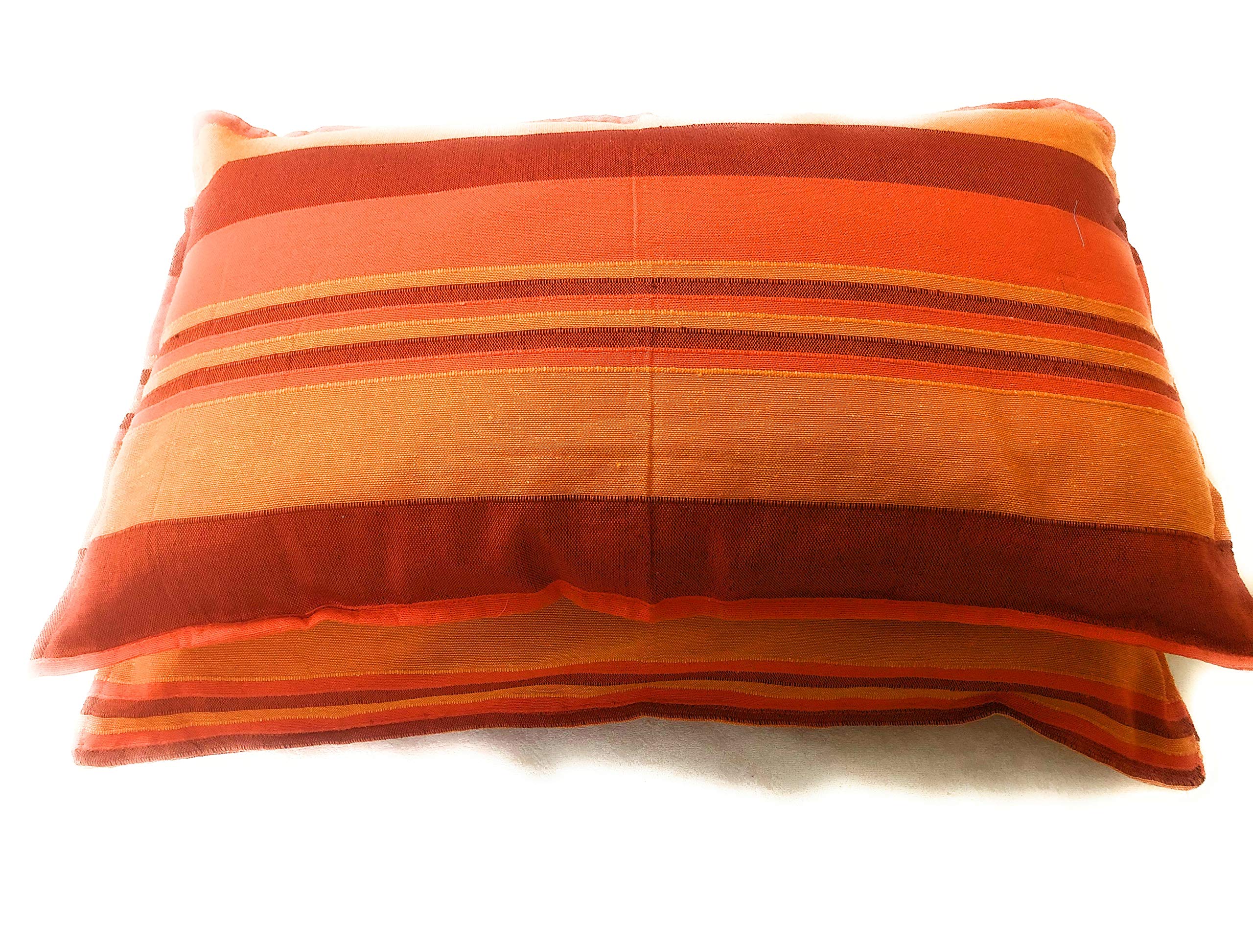 RANGBHAR Handloom Pillow Covers - Set of 2 -8