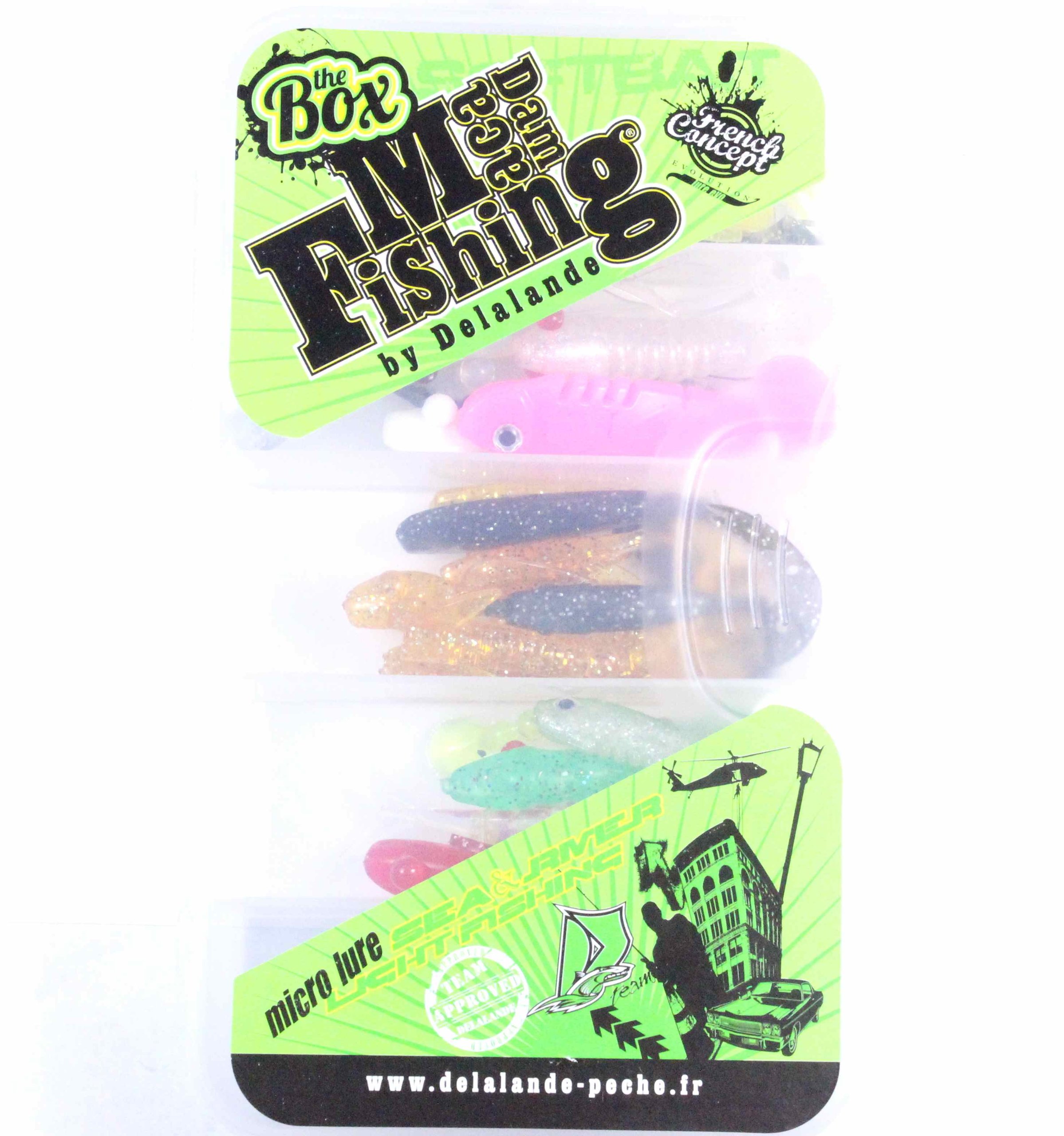 Delalande 047000 Macadam Fishing Box Adult Unisex, Universal, One Size