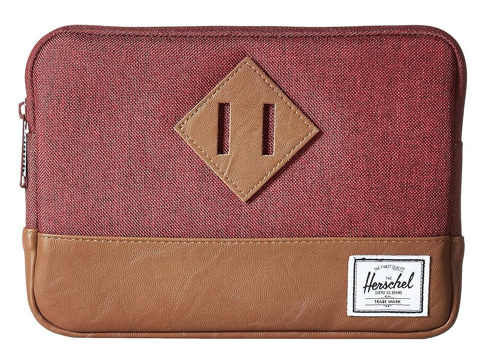 

Herschel Supply Co. Heritage Sleeve For iPad Mini (Winetasting Crosshatch/Tan Synthetic Leather) Computer Bags