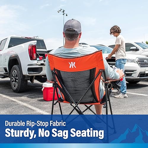 Vista 297 de Kijaro Dual Lock Pro NFL - Silla plegable para fanáticos deportivos, 26 pulgadas de largo x 35.5 pulgadas de ancho x 37 pulgadas de alto, New New