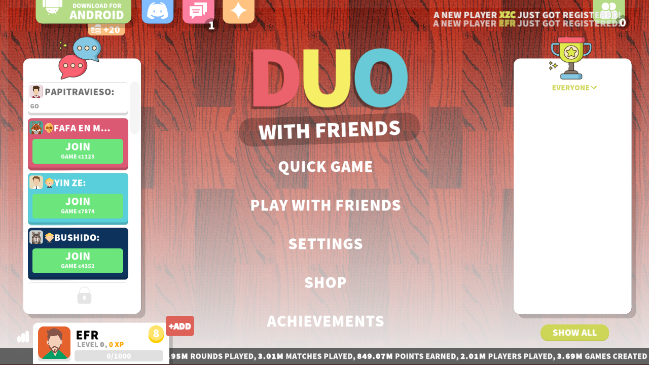 DUO/UNO With Friend Online - App on Amazon Appstore