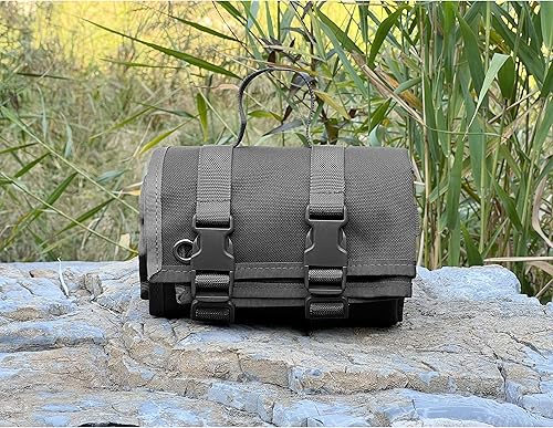 Miniatura 3 de Gespann Manta táctica de tiro enrollable para caza (negro)