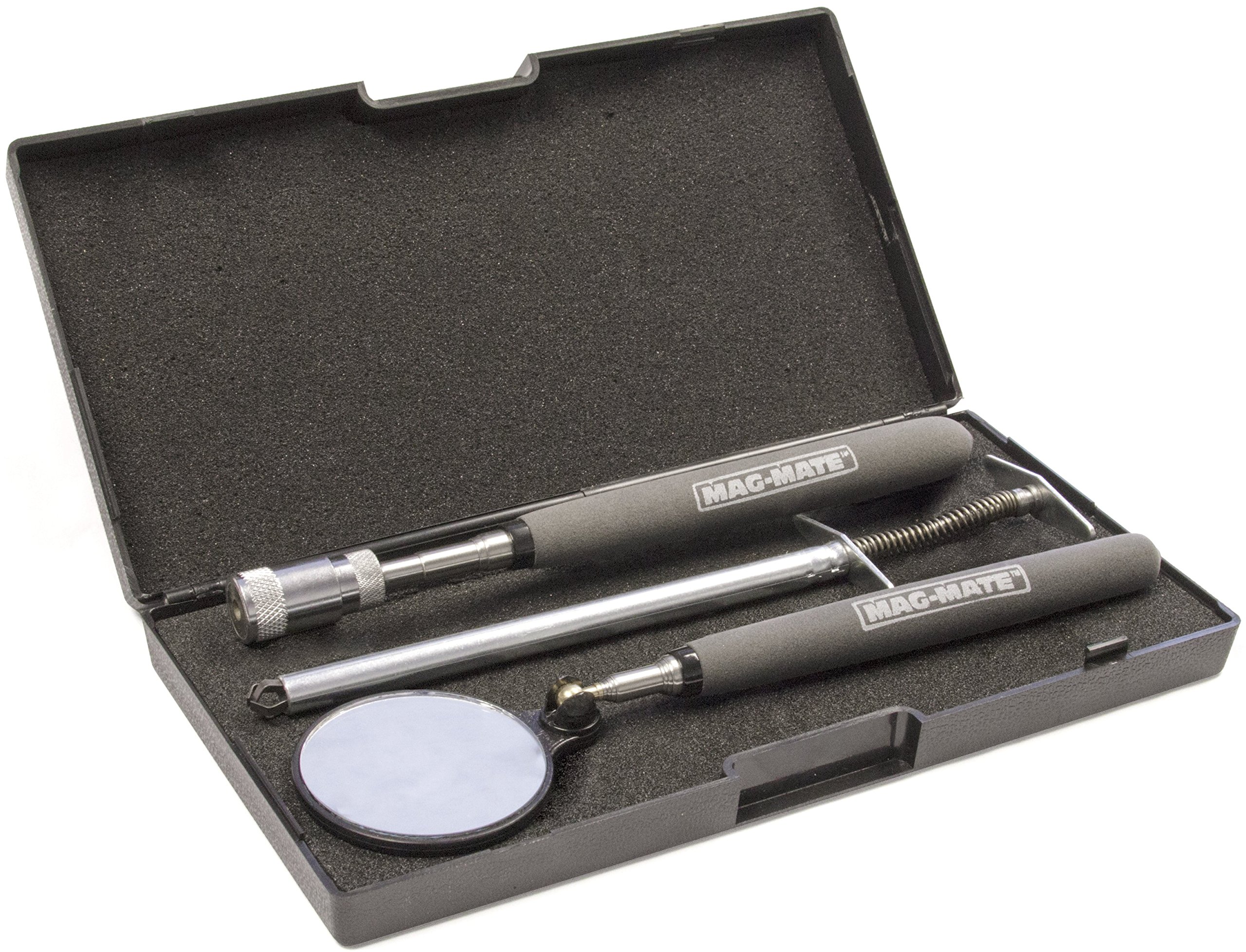 MAGMATE MMK301 Telescoping 3X Magnifier Lighted Retriever & 4