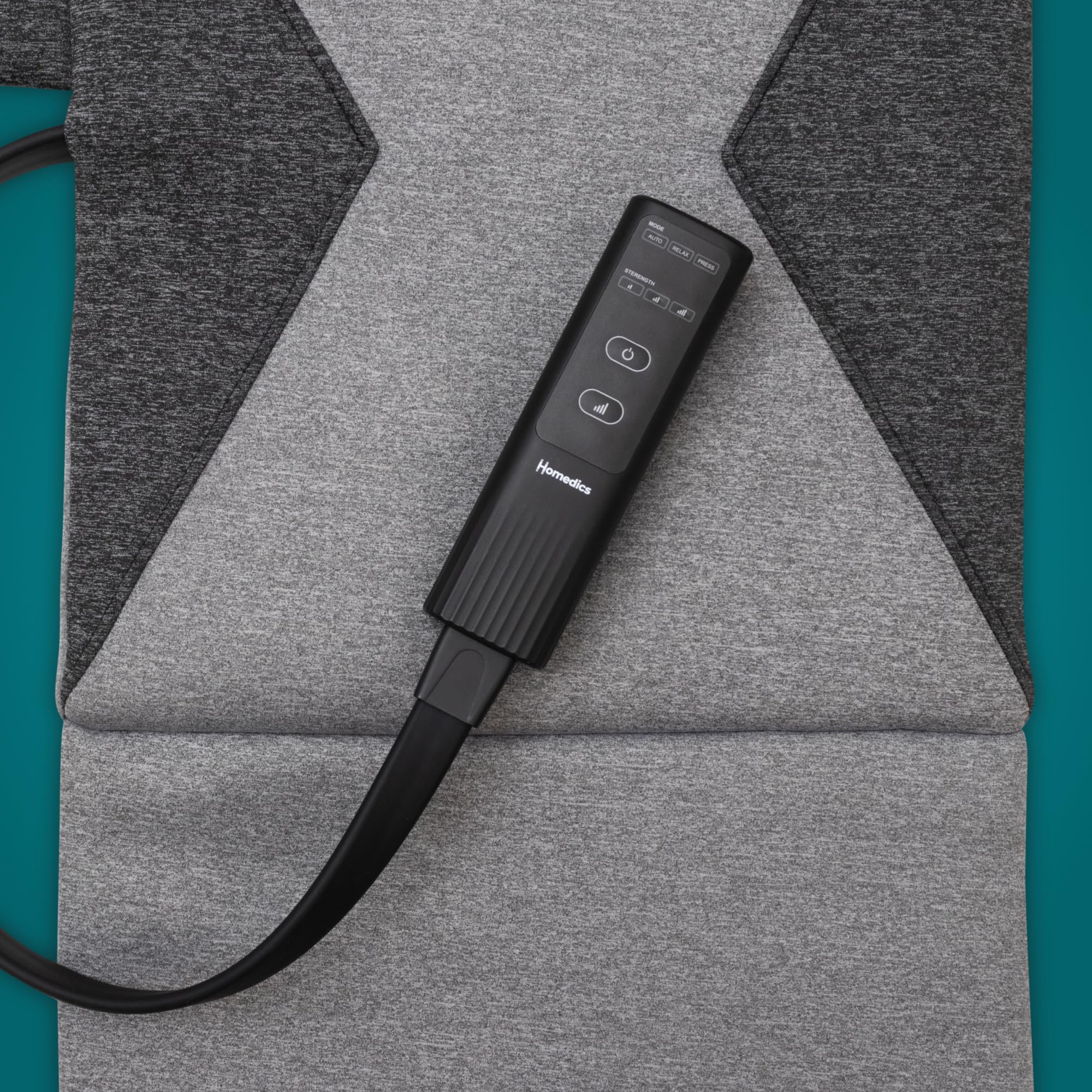 Homedics Stretch Mat - Full Body Stretching Mat with Adjustable Programs, Portable & Foldable Exercise Fitness Mats, Ideal for Home Gym, Yoga or Pilates - with Head Pillow for Enhanced Comfort