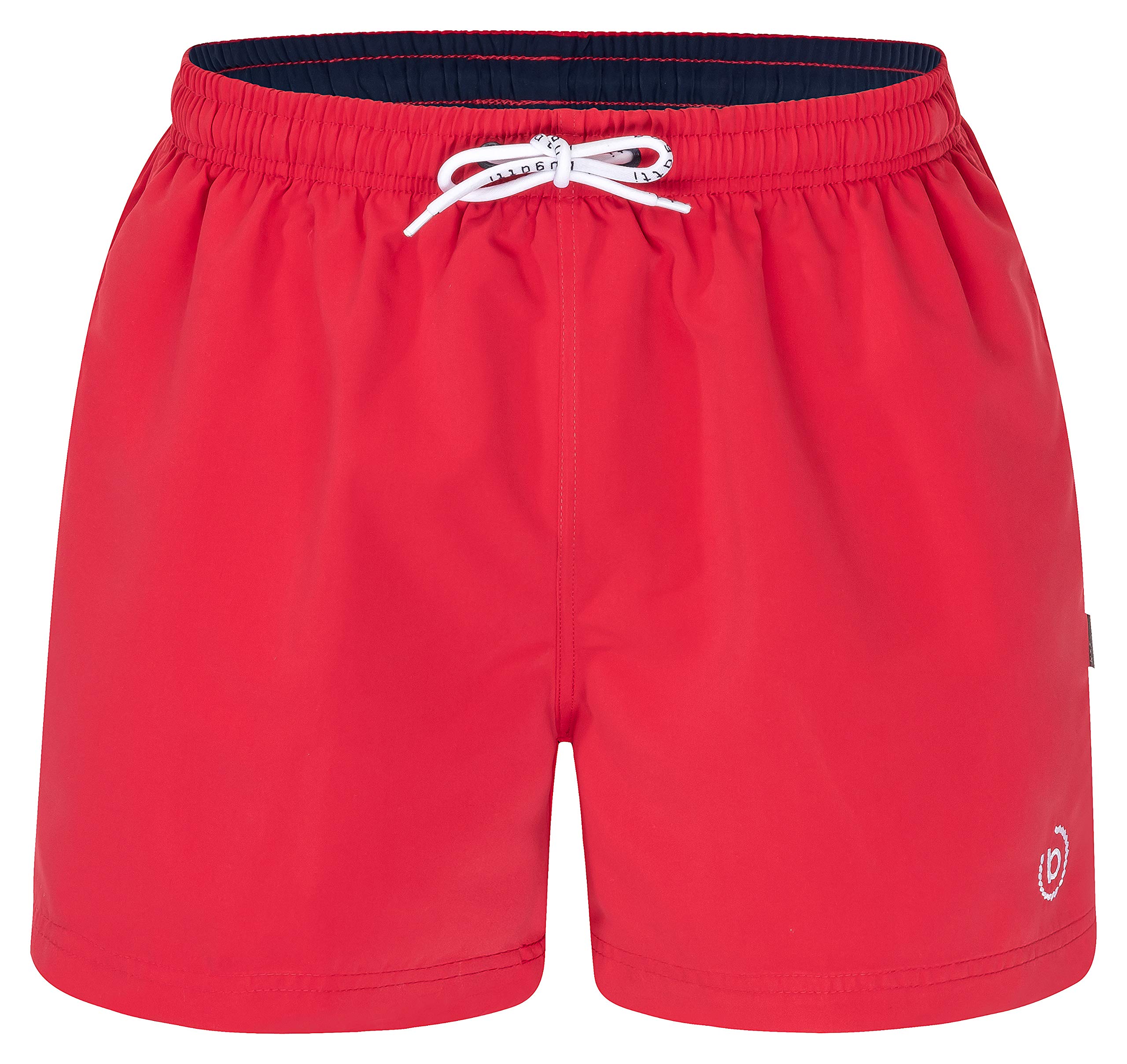 Bugatti Men's Red (Indoor Navy) Bugatti® - Swimming Shorts In Blue, Green, Navy, Red, Black Or Turquoise, XXX-Large