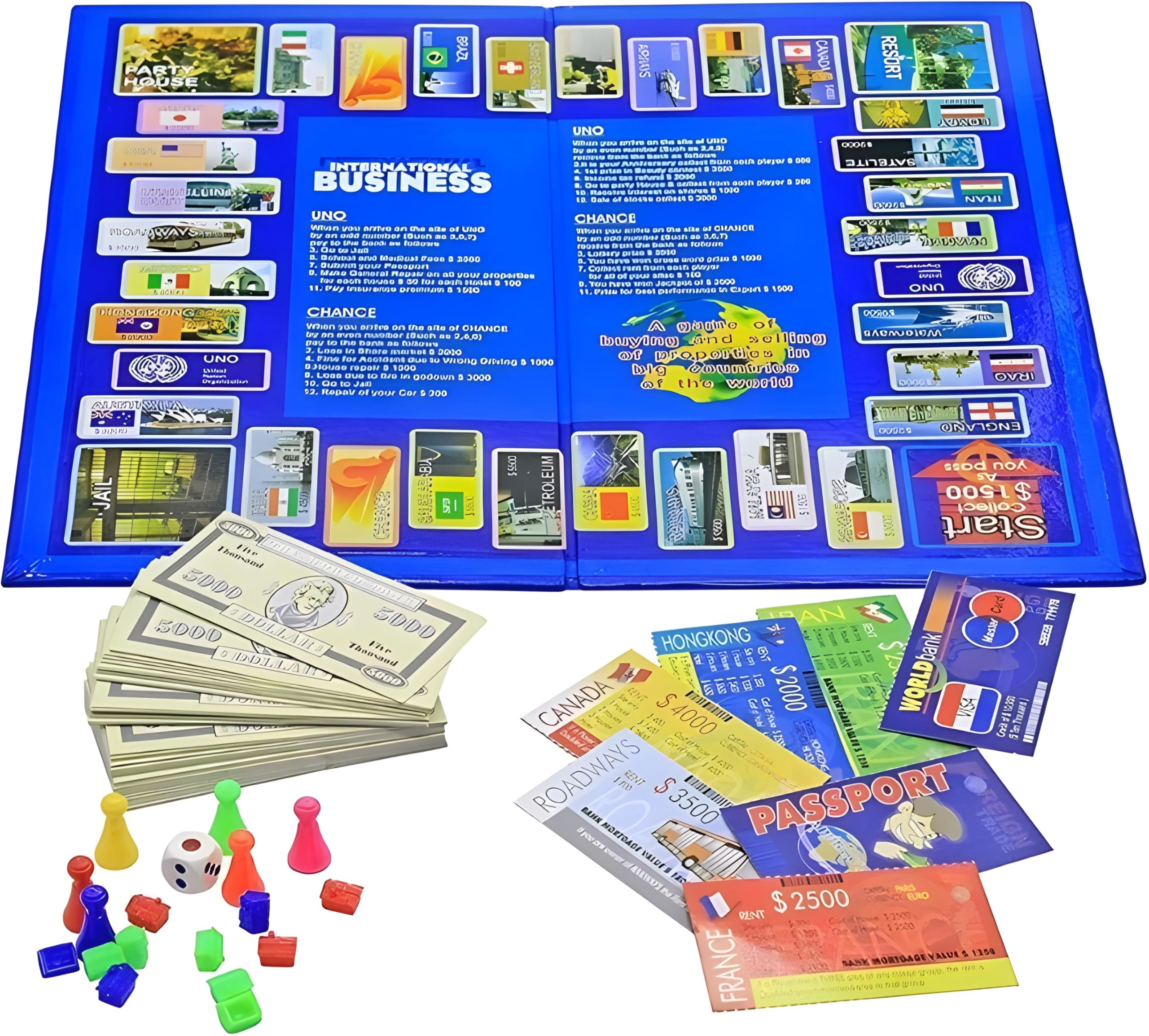 Zenex Store International Business Family Fun Activity Board Game for Kids