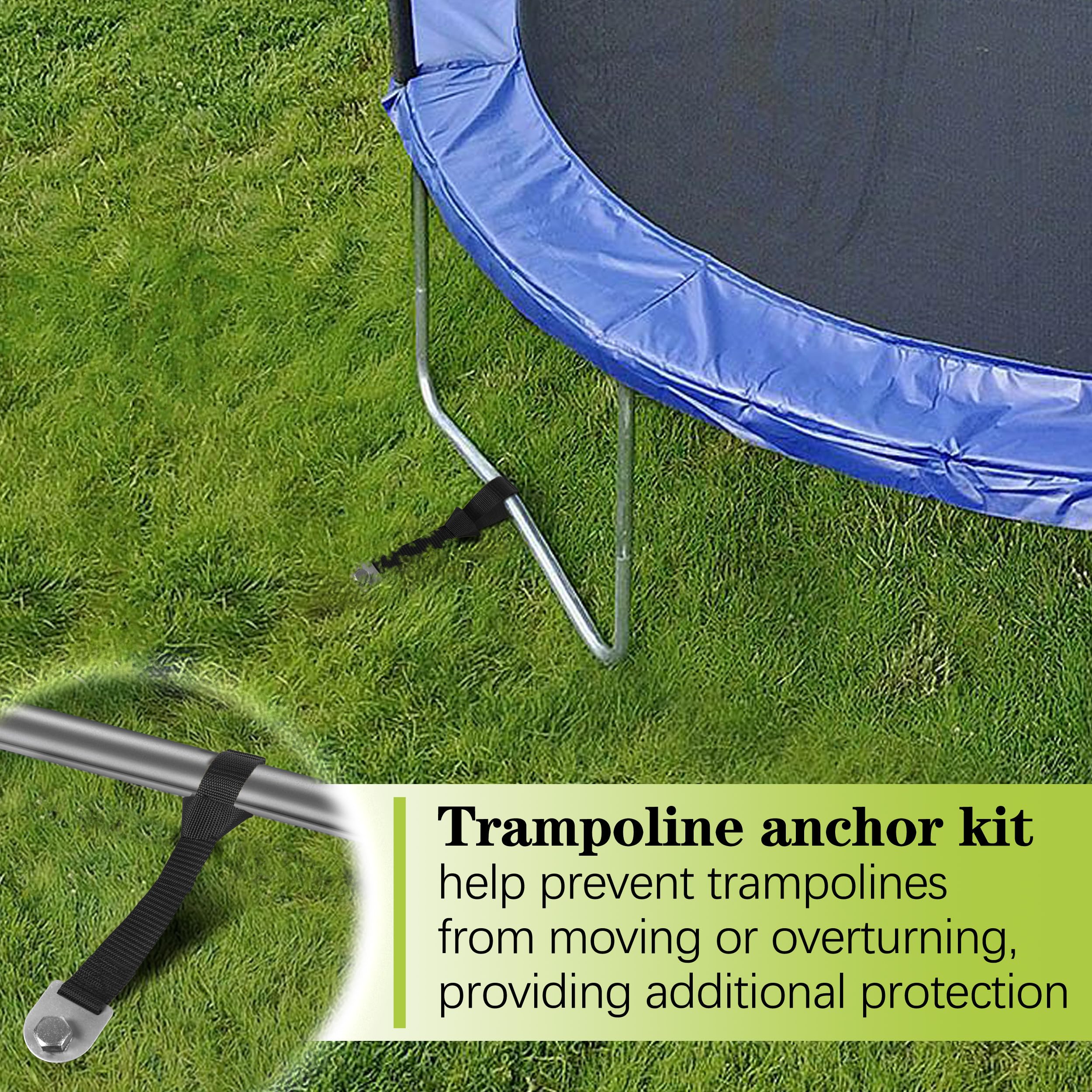 Juego De Anclajes De Estacas Para Trampolín Resistentes | Envío Gratis