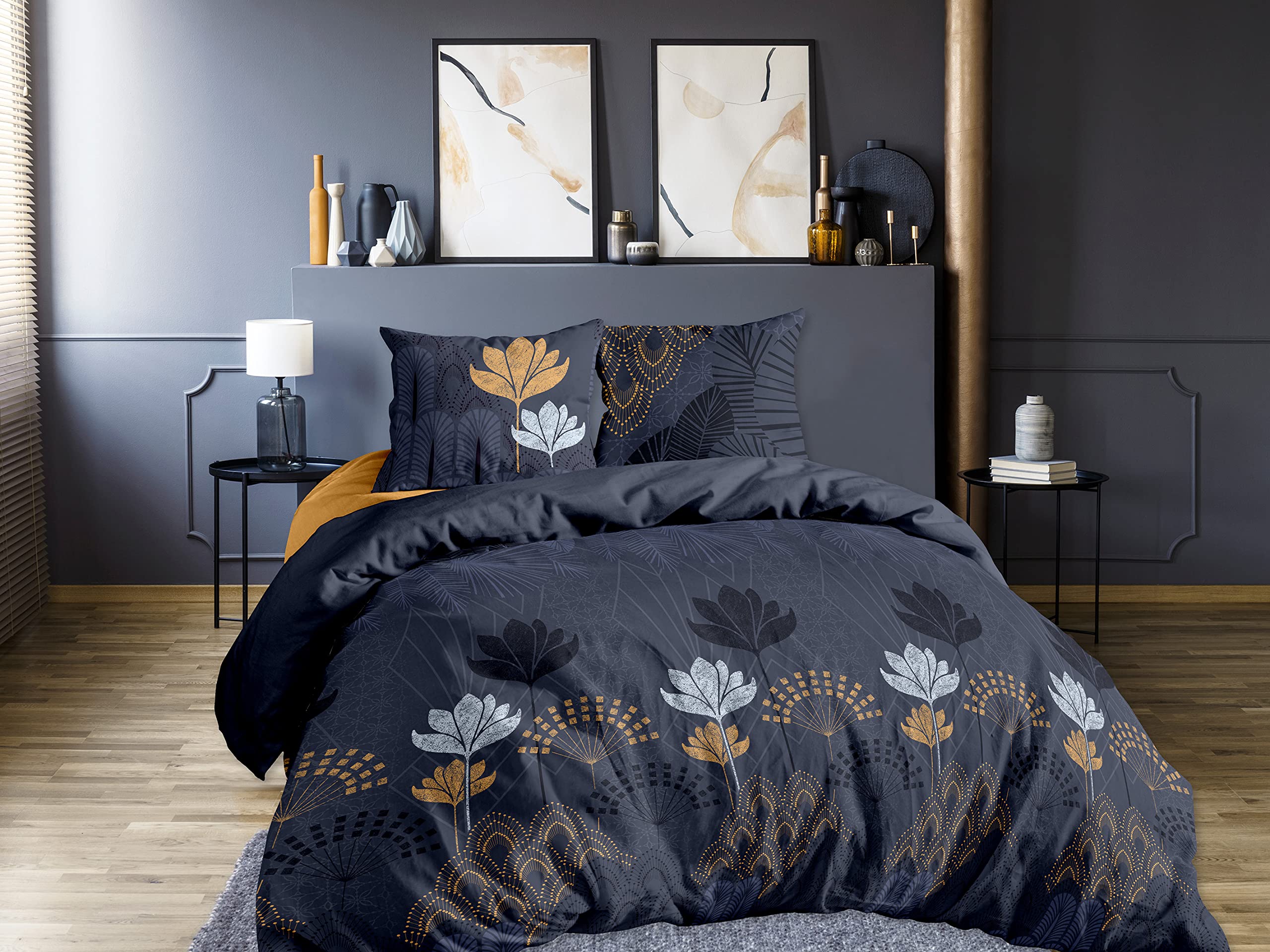 Syracuse CALITEX parure de lit 3 pièces l'élégance d'un tissage raffiné