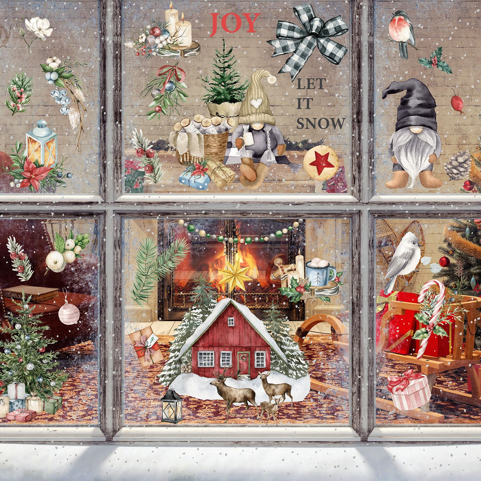 ❤︎sale❤︎デコパージュ ꔛ‬ꕤインテリア雑貨♡ウェルカムボード Xmas Amazon.com: Whaline 12 Sheets Christmas Rub on Transfers Classic