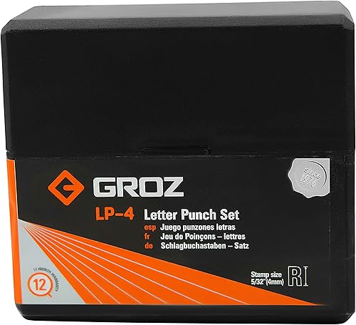 Miniatura 3 de Groz 26103 Sellos de letras de acero, 0.157 in