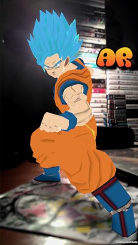 [AR] Goku SSJ Blue Virtual Action Figure!
