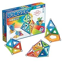 Geomag Rainbow Gioco di Costruzione Magnetico Bambino, Regalo bimbo bimba 5 6 7 8 9 10 11 12 13 anni, 72 Pezzi, educativo montessori, costruzioni magnetiche, giochi per bambini