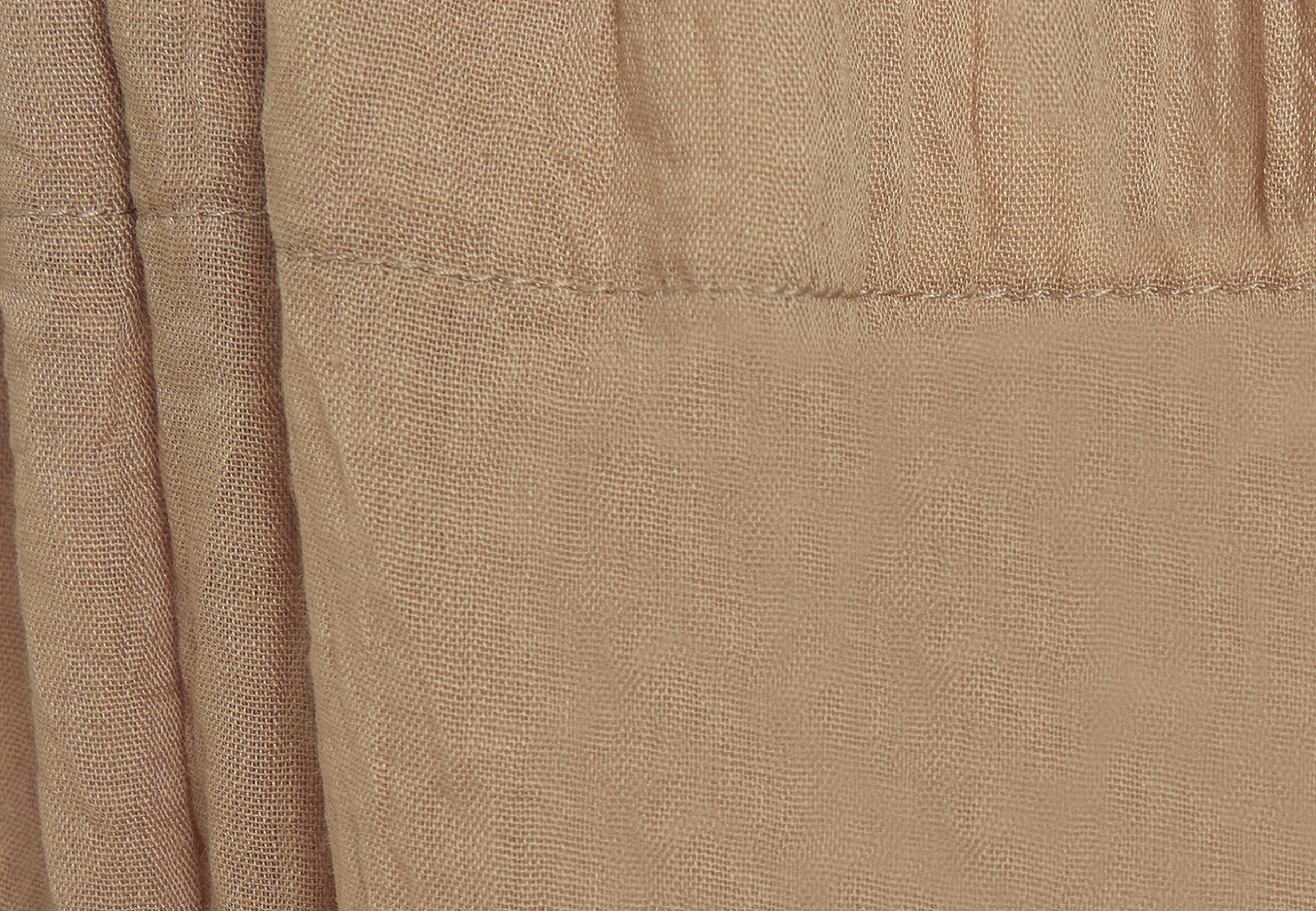 Jollein Ciel de lit Vintage Biscuit - Hauteur 155 cm - Baldaquin pour Chambre d'enfant - Lit de bébé - Biscuit - Marron Clair