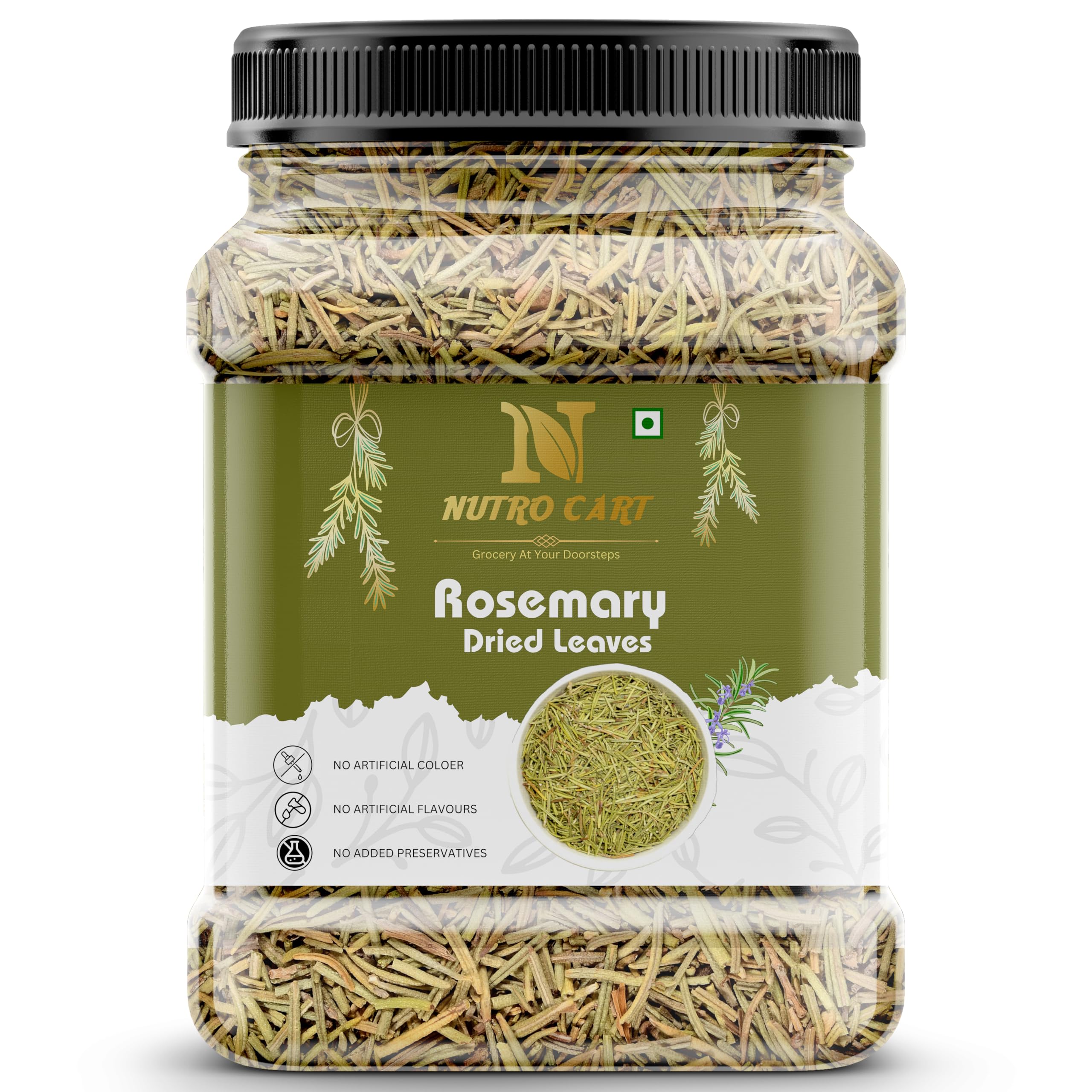Nutro Cart Rosemary Dried Leaf/Leaves Neutra Rosemary For Foods & Hair Ved Herb (100g) Jar Pack (B0CQHLD2H6) Amazon Price History, Amazon Price Tracker