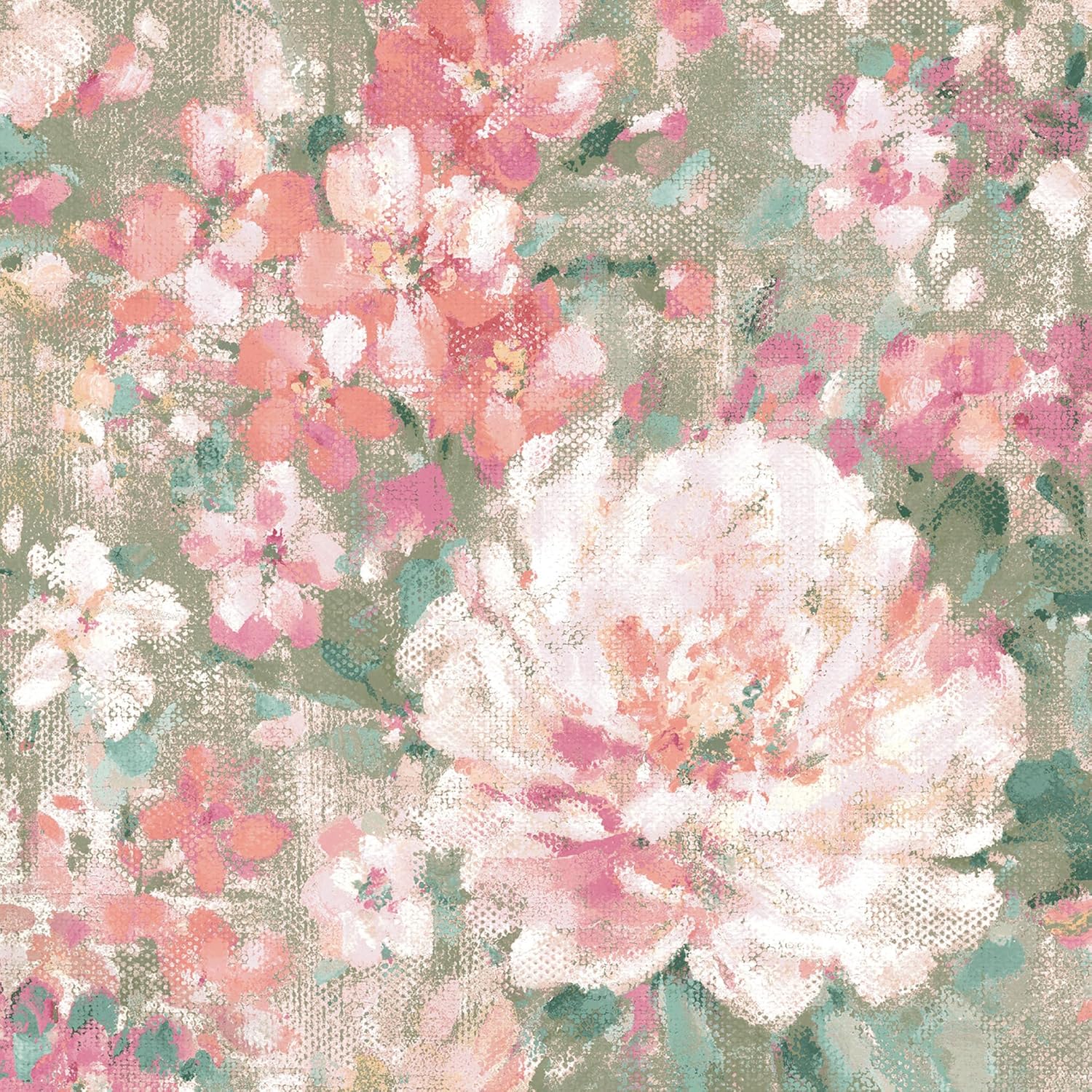 Laura Ashley Mayville Hedgerow Green Wallpaper