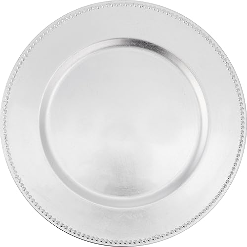 Miniatura 9 de ChargeIt by Jay Charge It by Jay - Cargador de cuentas de 13 pulgadas, placa decorativa de servicio de melamina para el hogar, comedor profesional,