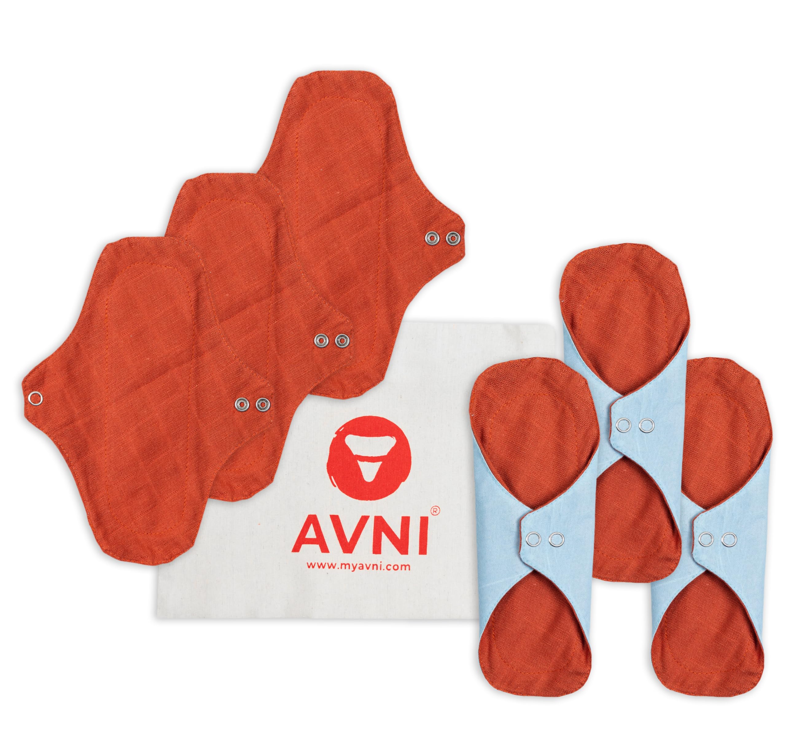 Avni - Lush Washable Panty Liner | Organic Cotton | Pack Of 6 (200Mm) | Daily Use With Storage Pouch | Suitable For 18 - 25 Year Old Teenagers And Young Adults (B09SHVVCPB) Amazon Price History, Amazon Price Tracker