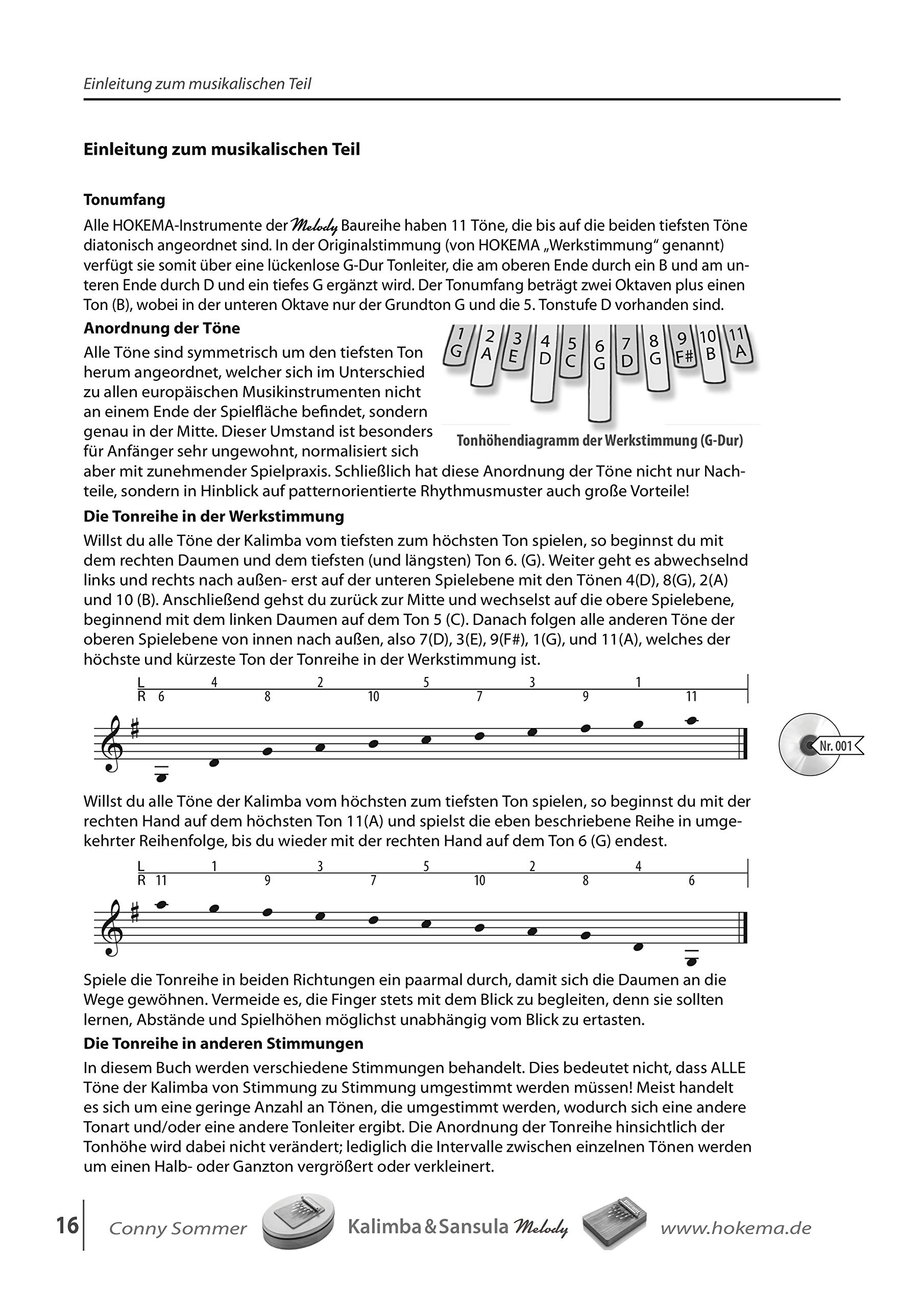 Das große Lehrbuch für Kalimba & Sansula Melody
