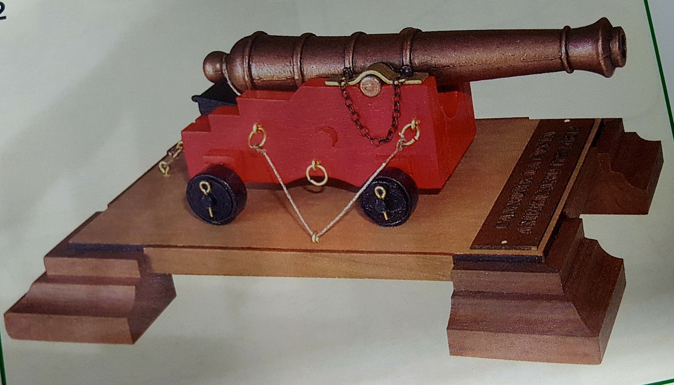 Mantua Model Cannone da Costa Americano 1780-1812 Kit in Legno 1:17