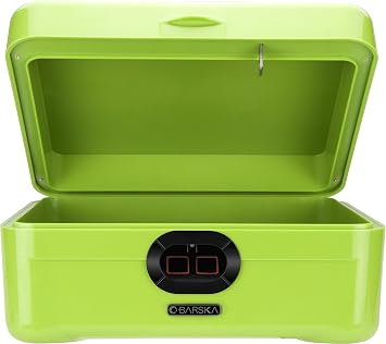winbest Dual Biometric Quick Access Portable Fingerprint Secure Safe Box