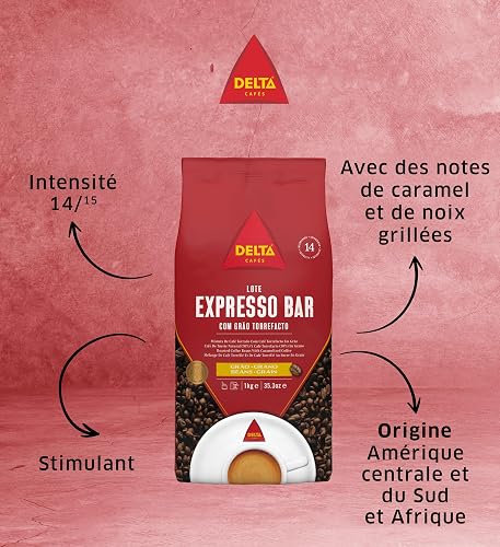 Delta Cafés Café en Grains Espresso Bar, 2 x 1 kg - 3