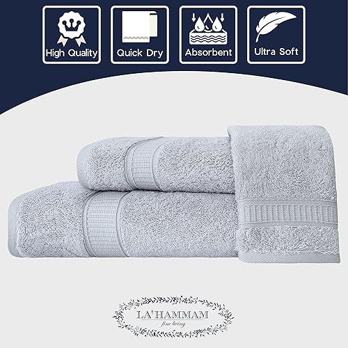 Vista 13 de Juego de toallas con monograma, regalo personalizado, juego de 3 toallas turcas bordadas con letras de bloques, 1 toalla de baño y 1 toalla de mano