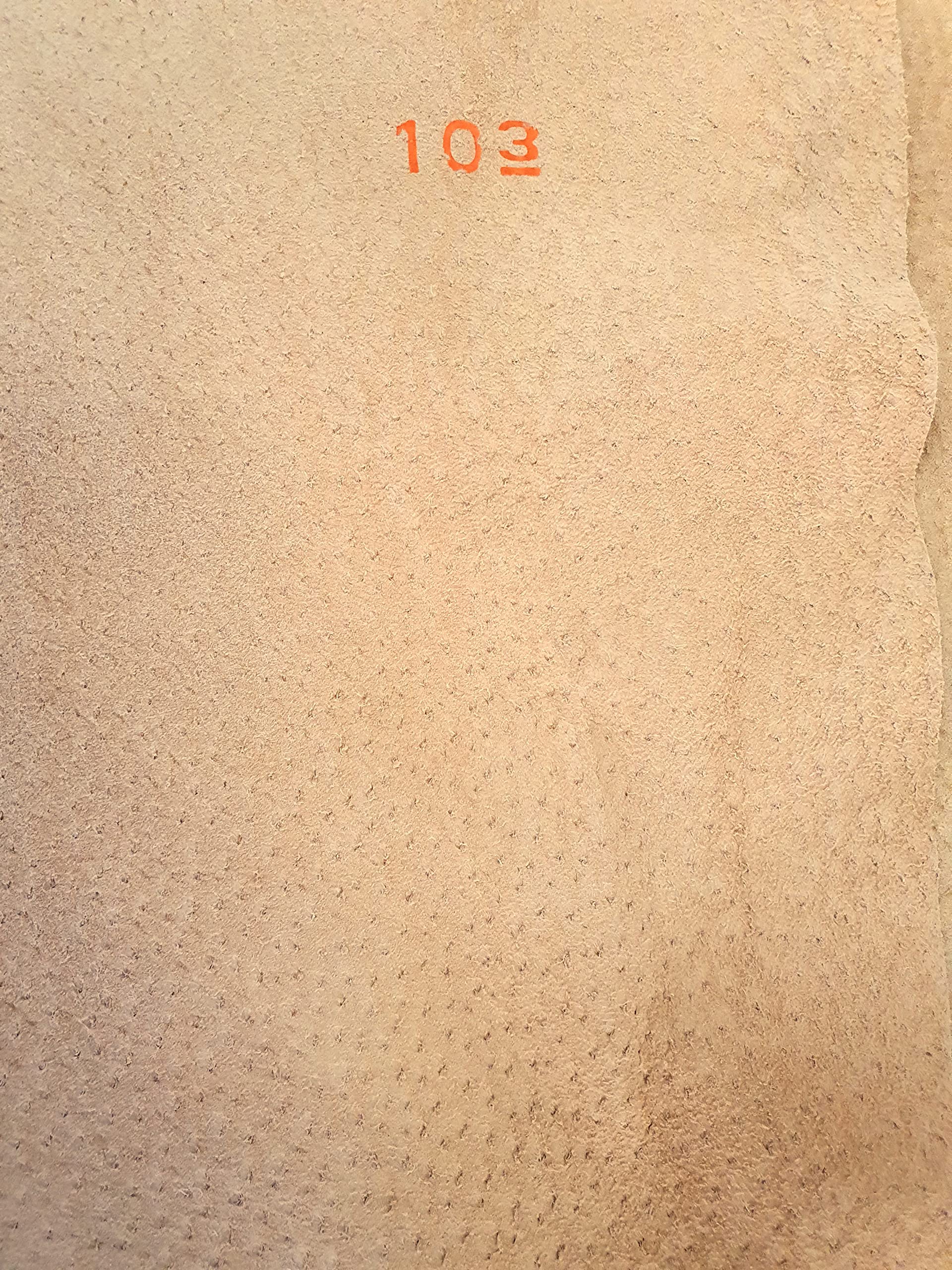 Zerimar Scampoli Pelle Naturale | Scampoli Cuoio | Scampoli di Cuoio Naturale | Scampoli DIY | Colore: Cuoio (Beige-1)