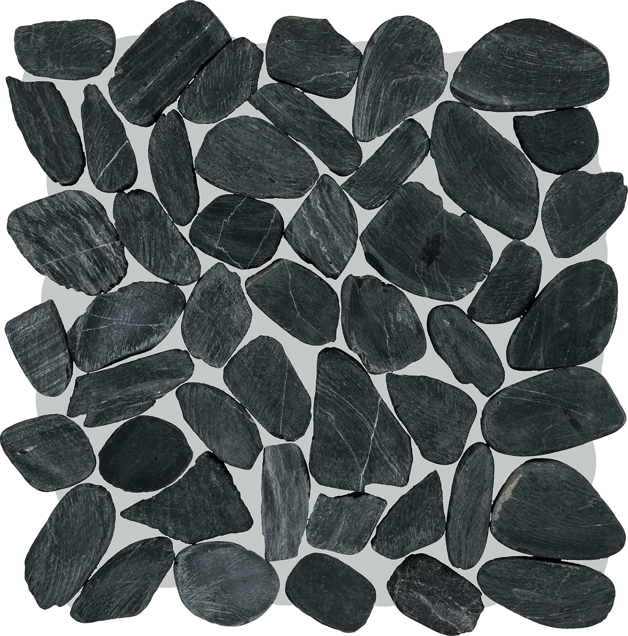 Daltile Decorative Accents 13'' x 13'' Natural Stone River Pebble