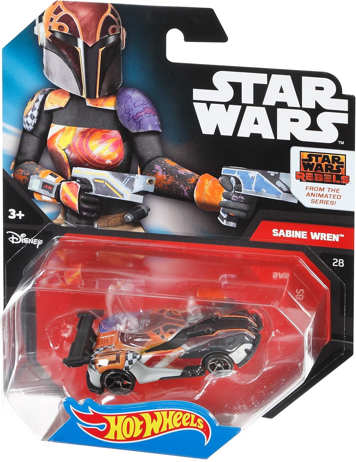 Hot Wheels Star Wars Character Car, Sabine