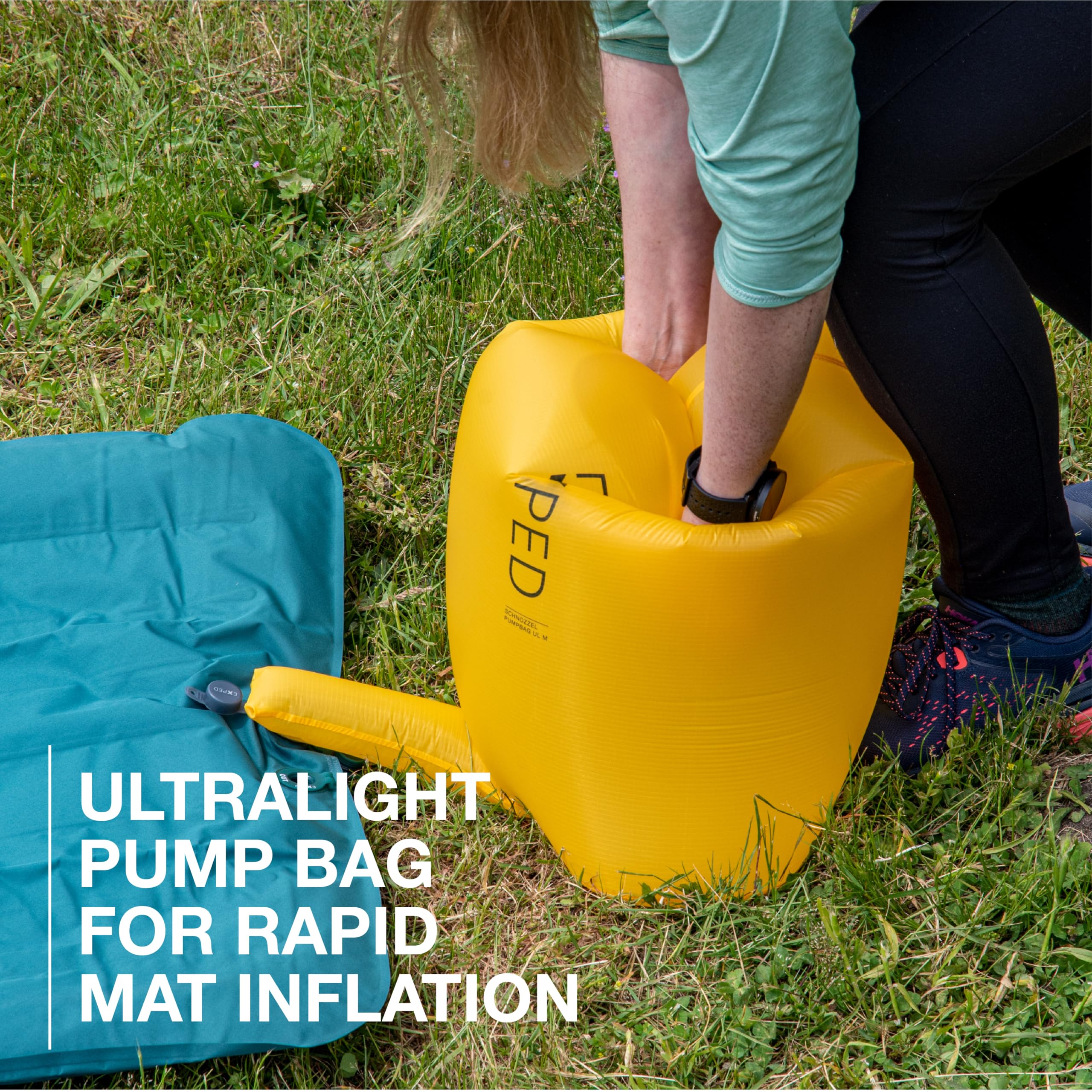 Exped Schnozzel - Drybag to Pumpbag Converter zum schnellen Aufpumpen von Isomatten und Luftmatratzen (25g)
