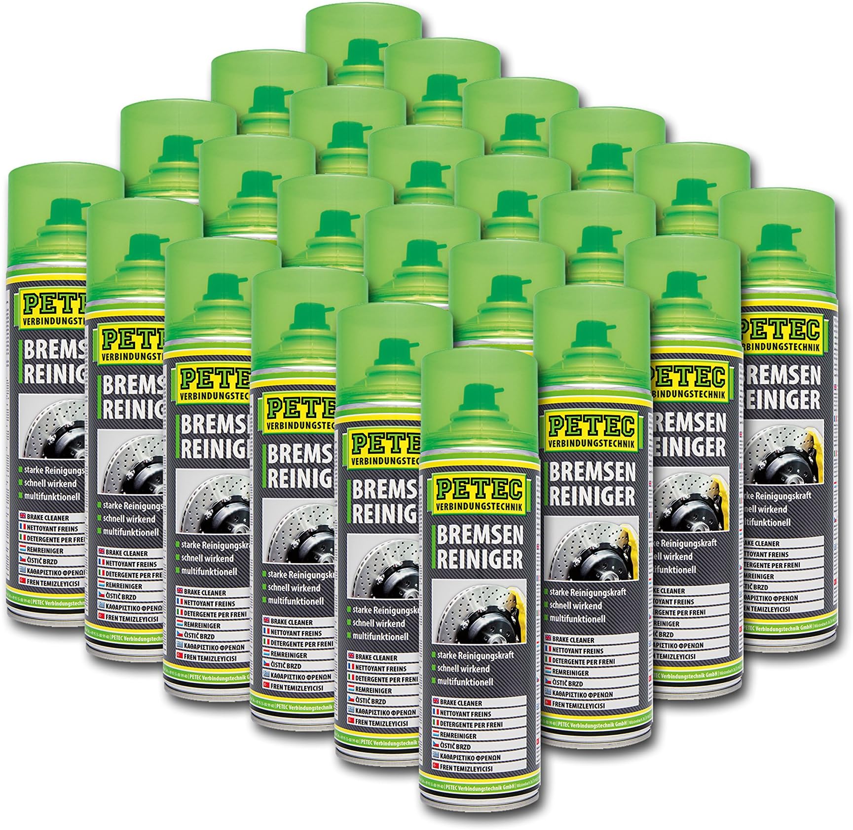 24 x Petec Brake Cleaner 500ml