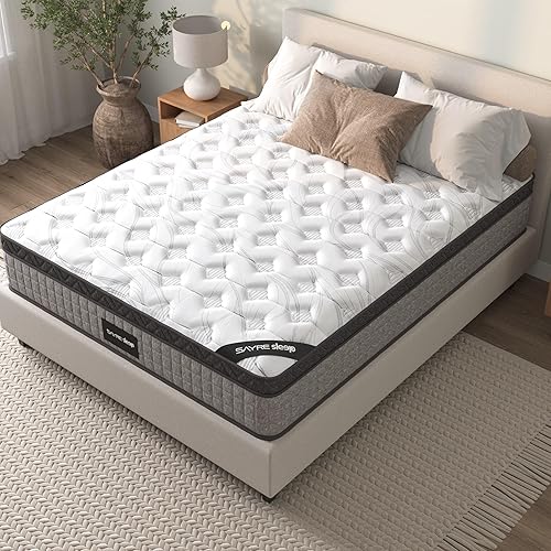 10'' Twin Mattress, Twin Size Mattress in a Box, Modern New Diamond Innerspring Hybrid and Cooling Gel Memory Foam Mattresses, Pressure Relief & Motion Isolation, RV Medium Firm Mattress (Twin 10'') - Twin 10''