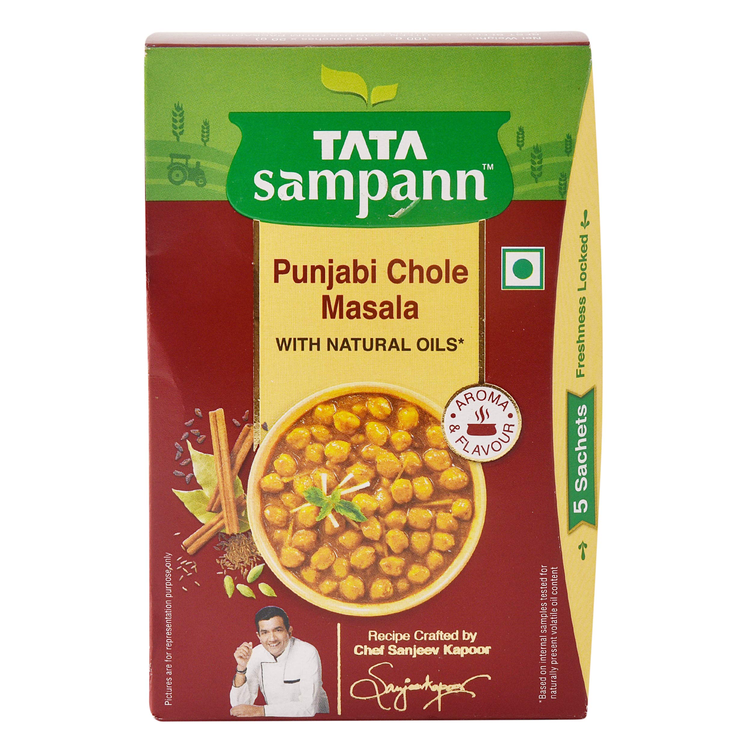 Tata Sampann Punjabi Chole Masala Powder, 100 gm Box (B08JTGQ37B) Amazon Price History, Amazon Price Tracker