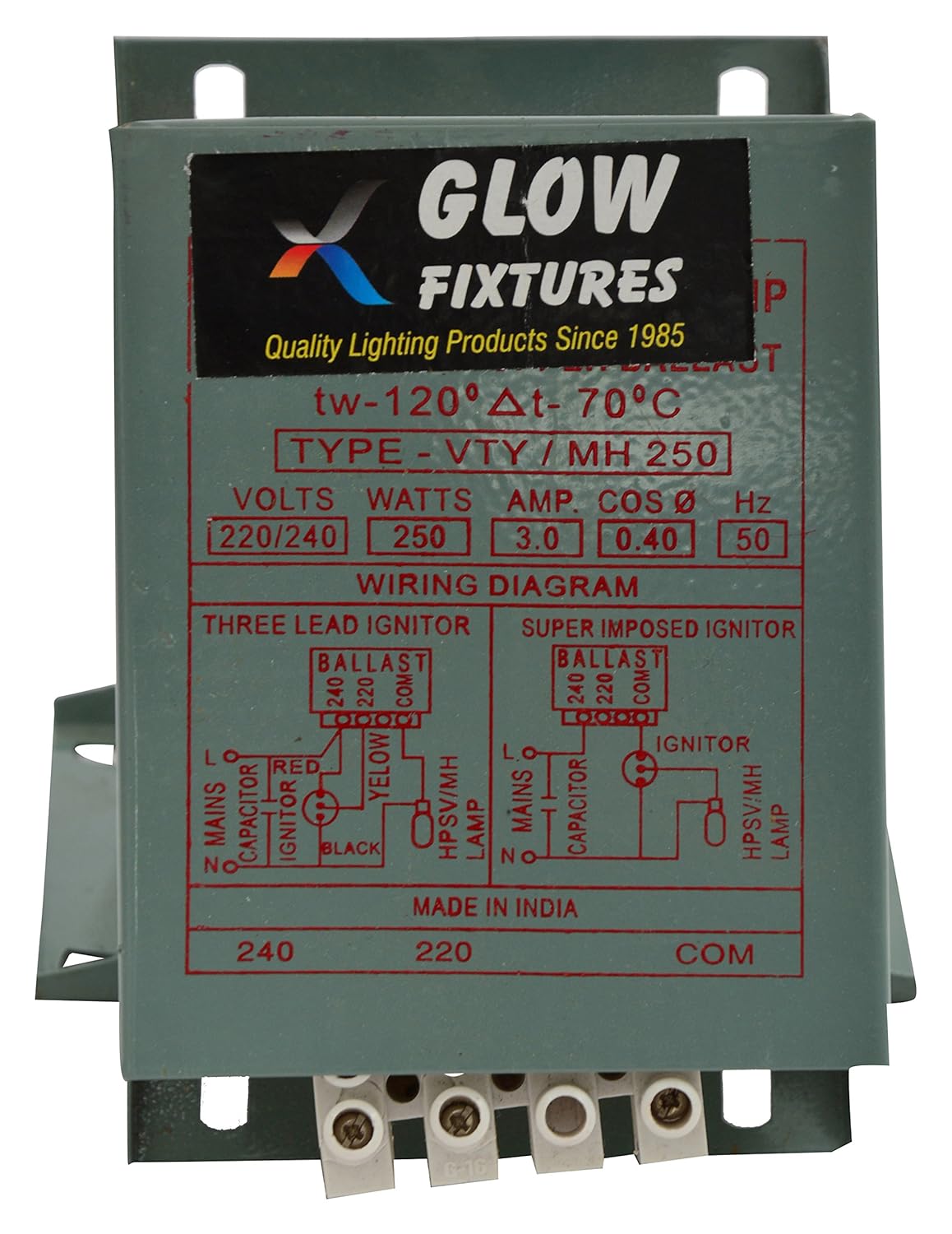 Buy 250 Watts Sodium Vapour Ballast Online at Low Prices in India
