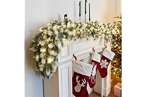 6FT PARTY JOY Adorned Christmas Garland